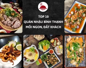 Các món nhậu tại quán nhậu Bình Thạnh